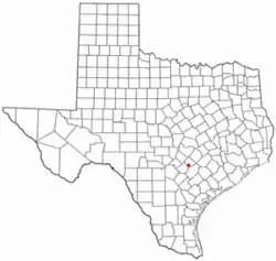 Location of Luling, Texas