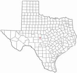 موقعیت Menard, Texas