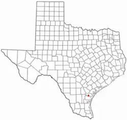 موقعیت Odem, Texas