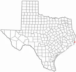 موقعیت Orange, Texas