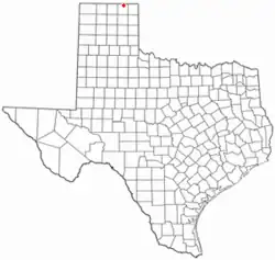 موقعیت Perryton, Texas