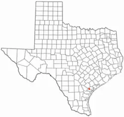 موقعیت Refugio, Texas
