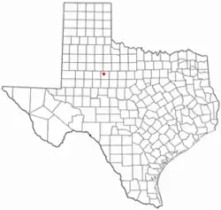 موقعیت Rotan, Texas