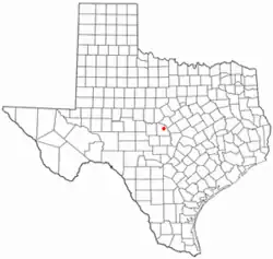 موقعیت San Saba, Texas