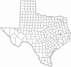 موقعیت Trinity, Texas