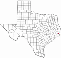 موقعیت Vidor, Texas