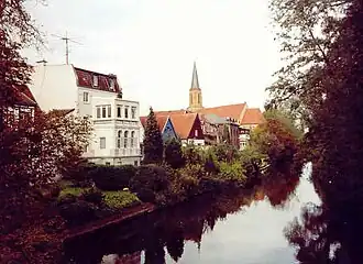 Old Town and River Ems