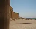 تصویر گرفته شده از بالکن دوم معبد
