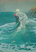 پری دریایی، اثر هاوارد پایل(۱۹۱۰)