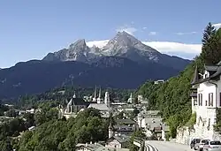 Berchtesgaden with view of the Watzmann