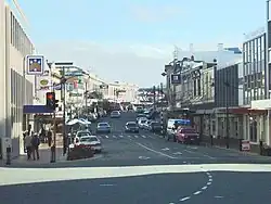View down Stafford Street