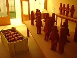 ماکت یک کارگاه مجسمه‌سازی.