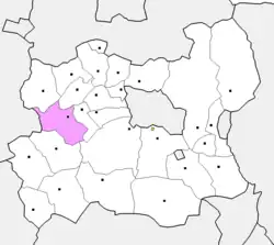موقعیت لون در نقشه