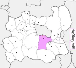 موقعیت سِرگِلِن در نقشه