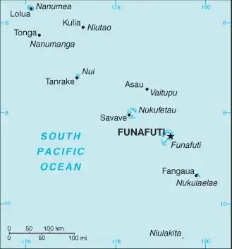 موقعیت Tuvalu