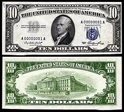 $10 (Fr.1706)الکساندر همیلتون