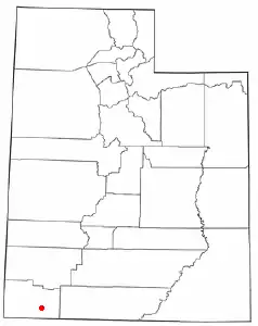 Location of Hurricane, Utah