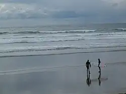 Surfing on the beaches of Ucluelet