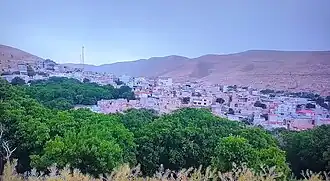 نمایی از روستای وفس