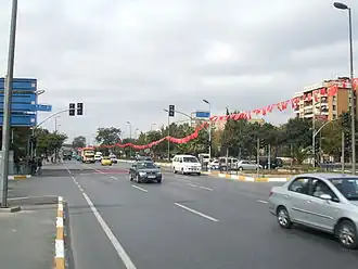 خیابانی در ناحیه بایرام پاشا