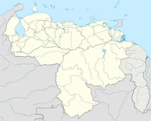 سیوداد گویانا در ونزوئلا واقع شده
