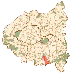 پاریس and inner ring departments
