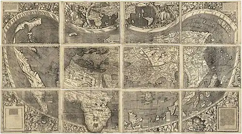 Waldseemüller and Ringmannنقشه جهان (۱۵۰۷)