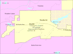 Detailed map of Wasilla