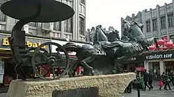 Statue of Five Horses in Wenzhou