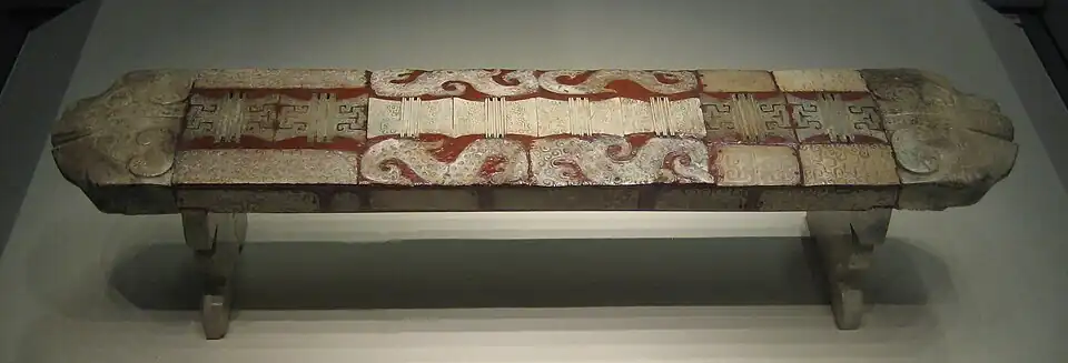A Western Han Dynasty jade pillow from the tomb of the Prince of Chu in Shizishan, Xuzhou, Jiangsu province