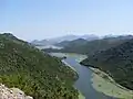 در قسمت غربی دریاچه در نزدیکی ریه‌کا چرنویه‌ویچا مونته نگرو