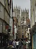 The Minster viewed from Low Petergate