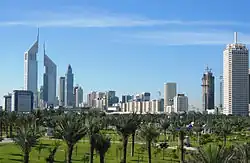 j ai's skyline from Za'abeel Park