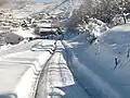 سیاوش‌کلا در صبحی زمستانی