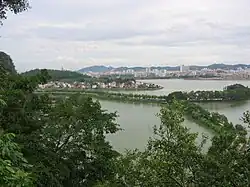 Panorama view of Duanzhou District and Seven Star Crags