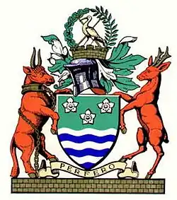 Arms of the former Cumberland County Council