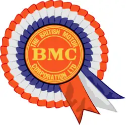The BMC 'rosette' logo.
