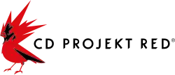 The words "CD Projekt Red" appear right of a red-and-black bird