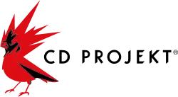 The words "CD Projekt" appear right of a red-and-black bird