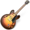 The GarageBand application icon.