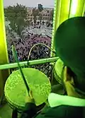 طبل و نقاره زنی در شاه‌چراغ