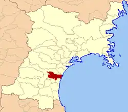موقعیت Natori City
