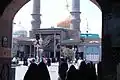 بازار ری از جنوب به بارگاه عبدالعظیم منتهی می‌شود