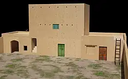 مدل بازسازی شده بخش داخلی برج بمونی آقا