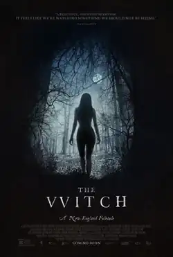 A silhouette of a woman's body walking into the woods, vignetted by a naturally shaped oval